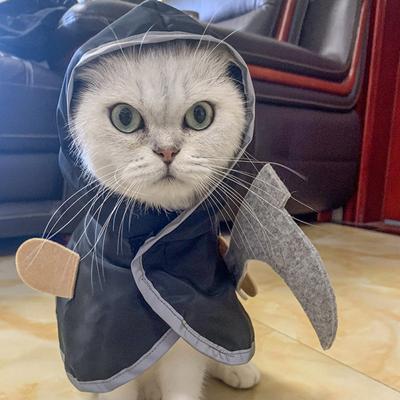 Костюм для косплея кошки на Хэллоуин, моющийся плащ смерти, накидка, нарядная одежда, реквизит для вечеринки, аксессуары