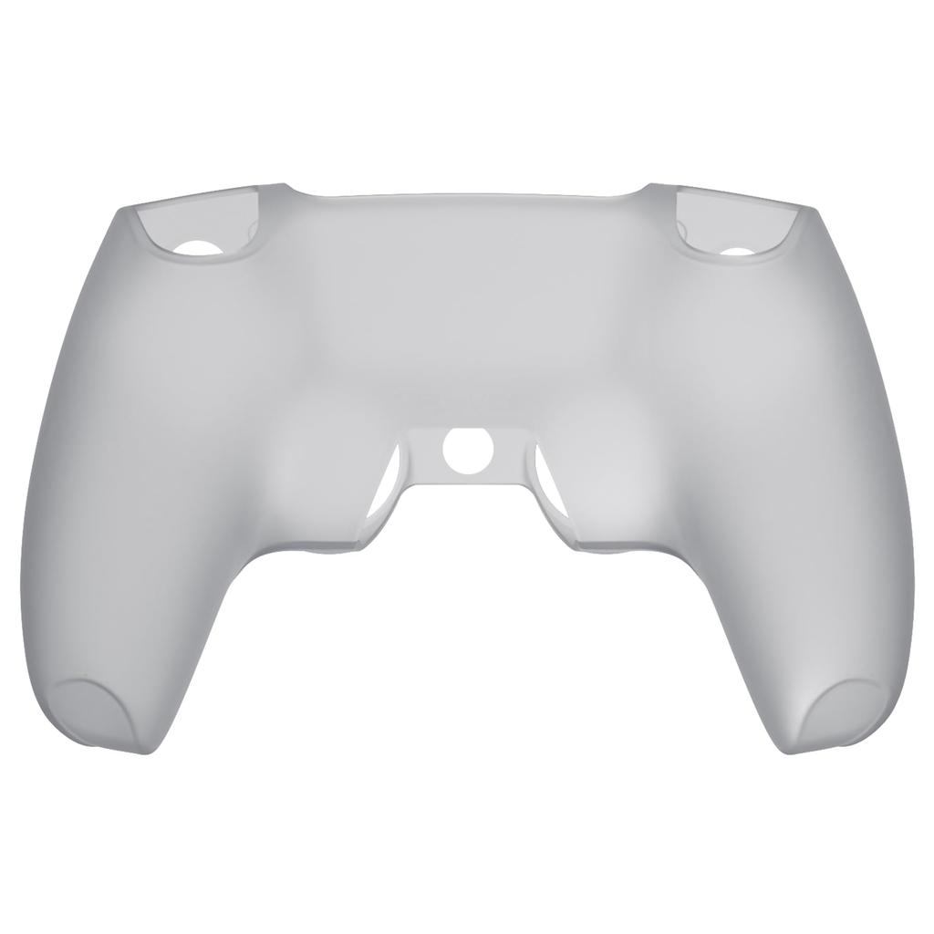 Совместимый с контроллером PlayVital Pure Series PS5 защитный силиконовый чехол с мягкой резиновой рукояткой и 6 джойстиками для большого пальца можно использовать на