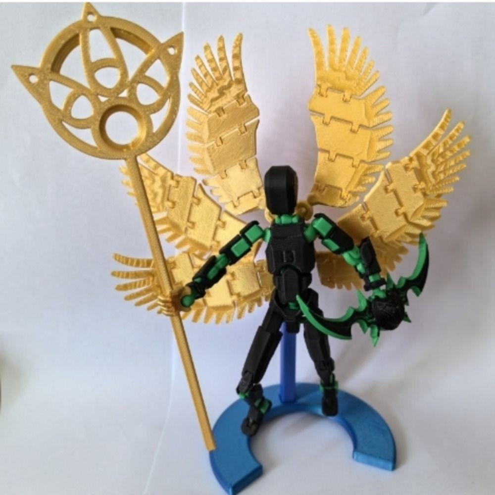 Desktop Decoration 3D Printed T13 Action Figure ABS Robot Dummy Action Figures for Boy Gifts