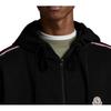 Moncler Ss22 Logo Label Three-Color Woven Tape Zipper Hoodie Jacket Men jackets Black H10918G00047809LA999