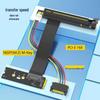 Удлинительный кабель PCI-E 16X на M.2 NGFF Key M под углом 90°