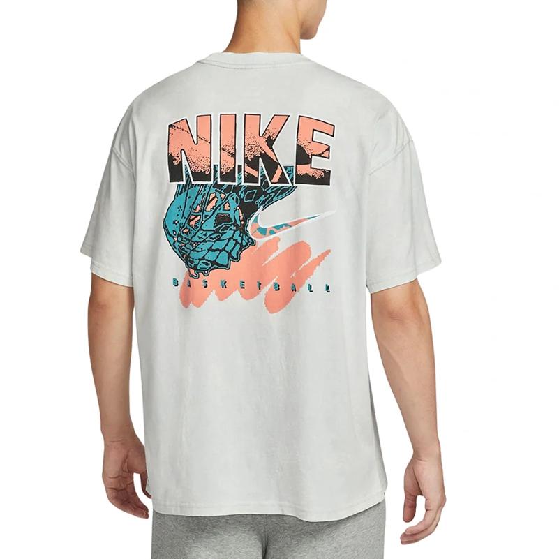 Nike Спортивная футболка с круглым вырезом, повседневный пуловер, футболка с коротким рукавом, мужские топы HV1769-025