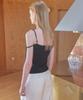EN OR Rhombus Beads Top - Black
