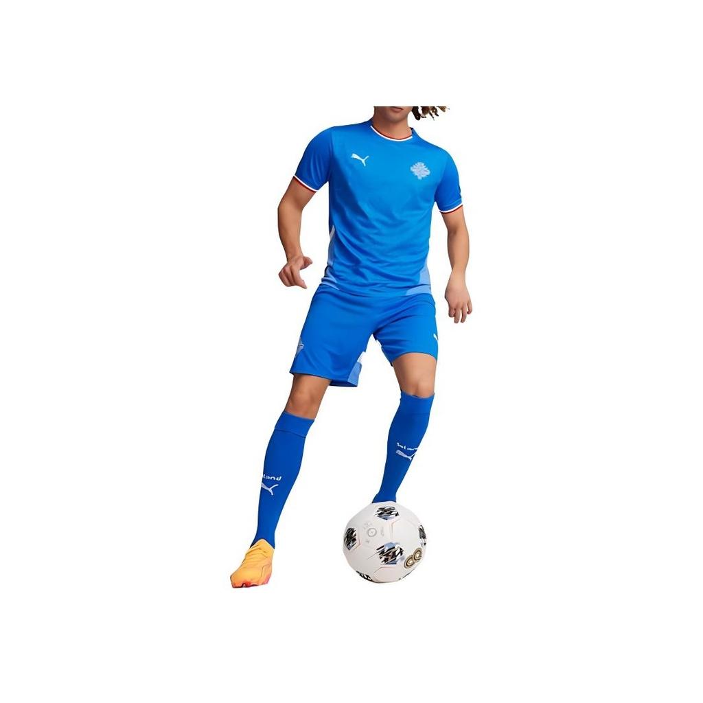 Puma Iceland National Team Home Fan Version Jersey Men Tops Racing-Blue 773951-01
