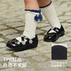 David Bella Girls' Leather Shoes Spring New Baby Single Shoes Sweet Soft Bottom Children's Black Princess Shoes