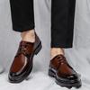 Натуральная Кожа Без Пошлин Настоящая Кожа Туфли Мужские Круглый Носок Весна Осень Социальная Обувь для Мужчин Повседневная Деловая Роскошный Дизайнерский
