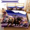 3pcs Dragon Bedding Set Duvet Cover Closure Includes 1 Duvet Cover & 2 Pillowcases, Soft and Comfortable for All Seasons.