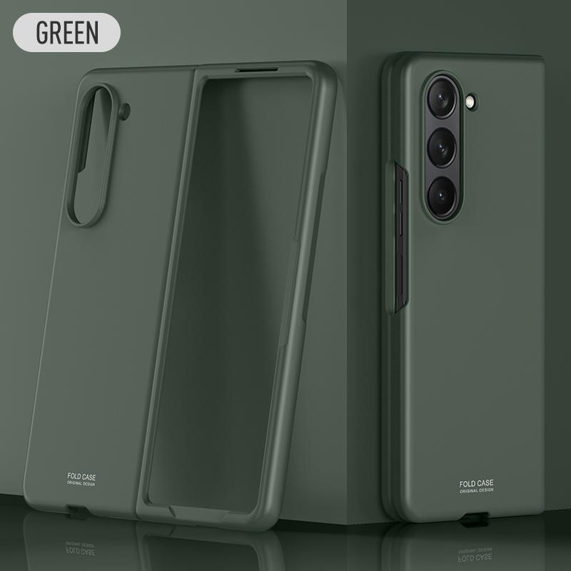 Роскошный ультратонкий приятный для кожи матовый чехол для Samsung Galaxy Z Fold 6 5 4 3 ZFold5, складной противоударный защитный чехол, жесткая задняя крышка