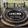 Custom Text Printed Rug JCB Non Slip Floor Carpet For Home Room Decor