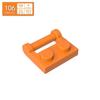 BRICKE 1x2 Hinge Plate with Side Handle, Compatible with LEGO 48336 MOC Blocks