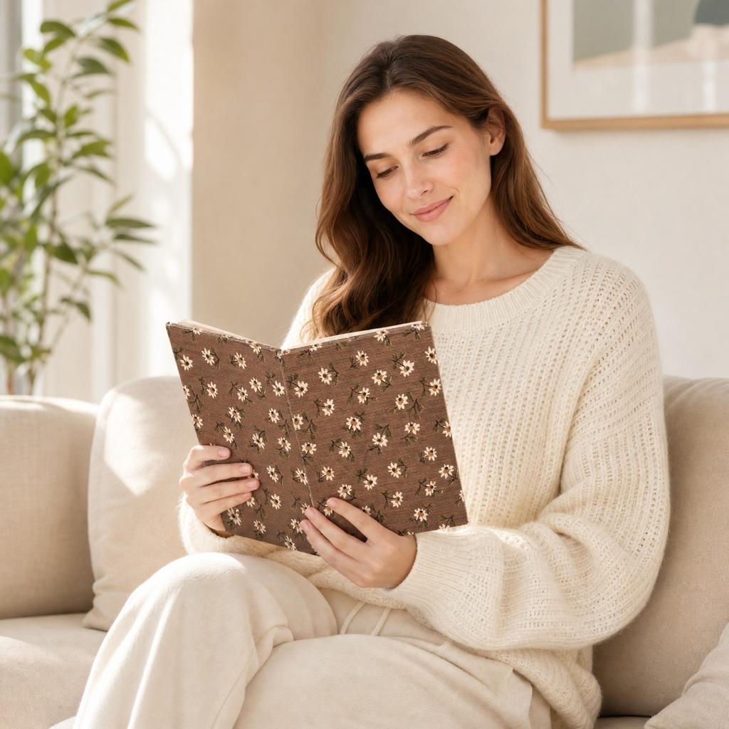 Decorative Po Album Holds 100 46 Pos - Patterned Cover Memory Book for Home or