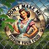Винтажная металлическая кухонная табличка Не позволяйте мне отравить вашу еду 20x20 см Водонепроницаемый Декор Настенное искусство