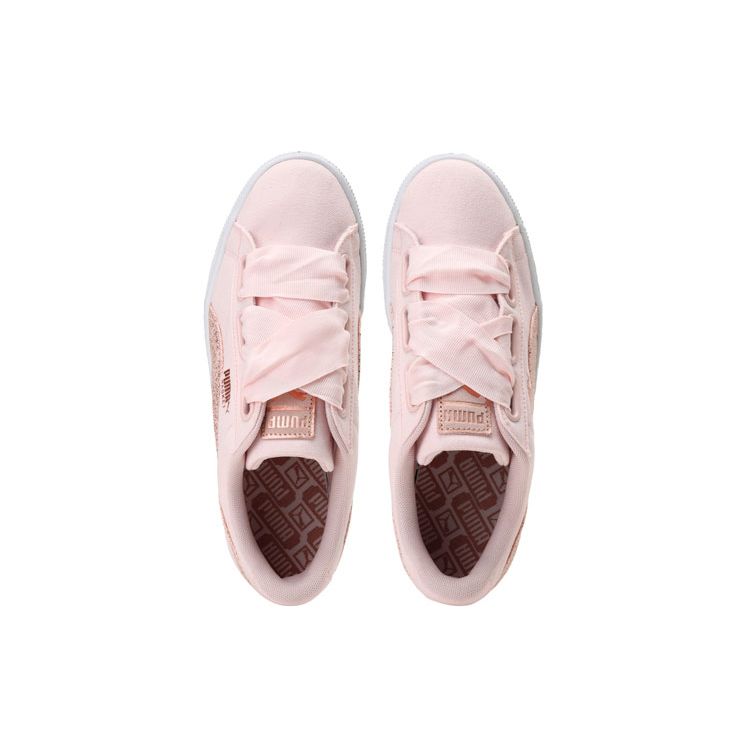 Puma Кеды Basket Heart Canvas с низким верхом Женские кеды Розовый 366495-02