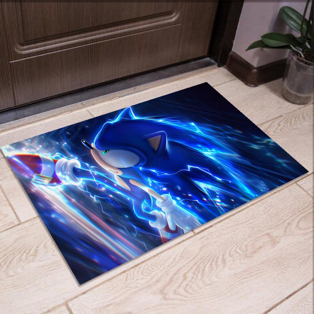 Sonic Printed Carpet,Rug,for Office Chair Living Room Bedroom Kitchen Room Decor Gifts.
