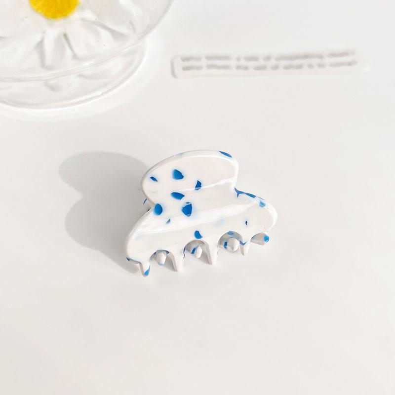 Милая и нежная мини-арка 3 см, маленькая заколка для волос, простая цветная заколка-акула из ацетата, аксессуары для волос для женщин, девушек