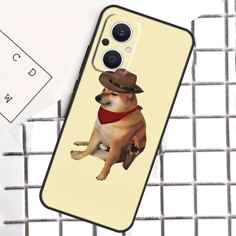 Смешной чехол для телефона с собакой Cheems Doge для OPPO Reno 13F 13 12 11 14 F 10 Pro 8T 7 8 Lite OPPO Find X9 X6 X5 X8 Pro