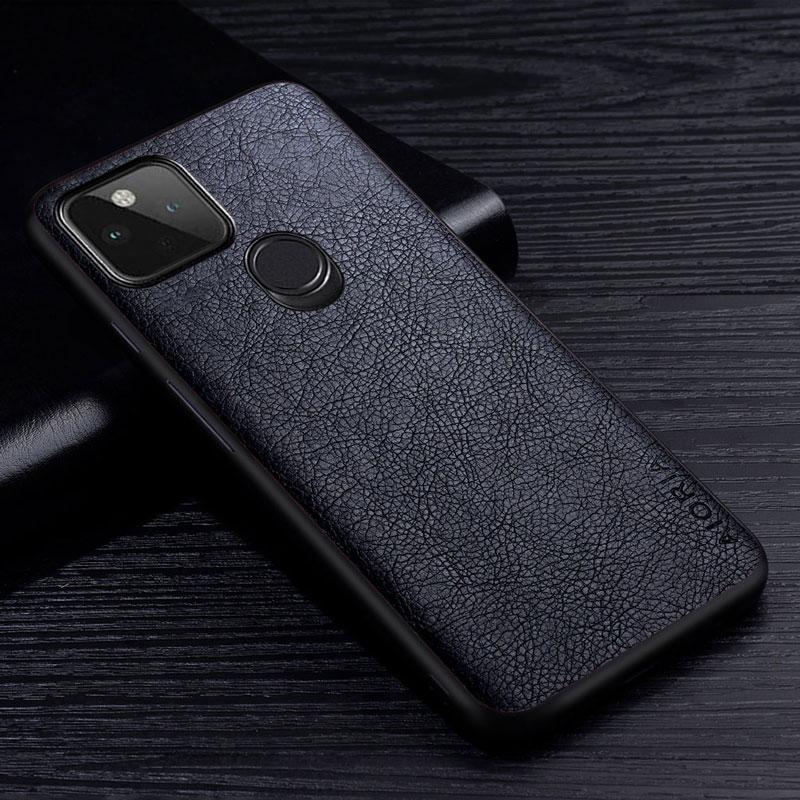 Чехол из кожи личи для Google Pixel 5 4A 5A 5G 4 XL Премиум Бизнес-стиль Защитная задняя крышка для чехла телефона Pixel 4a 5g