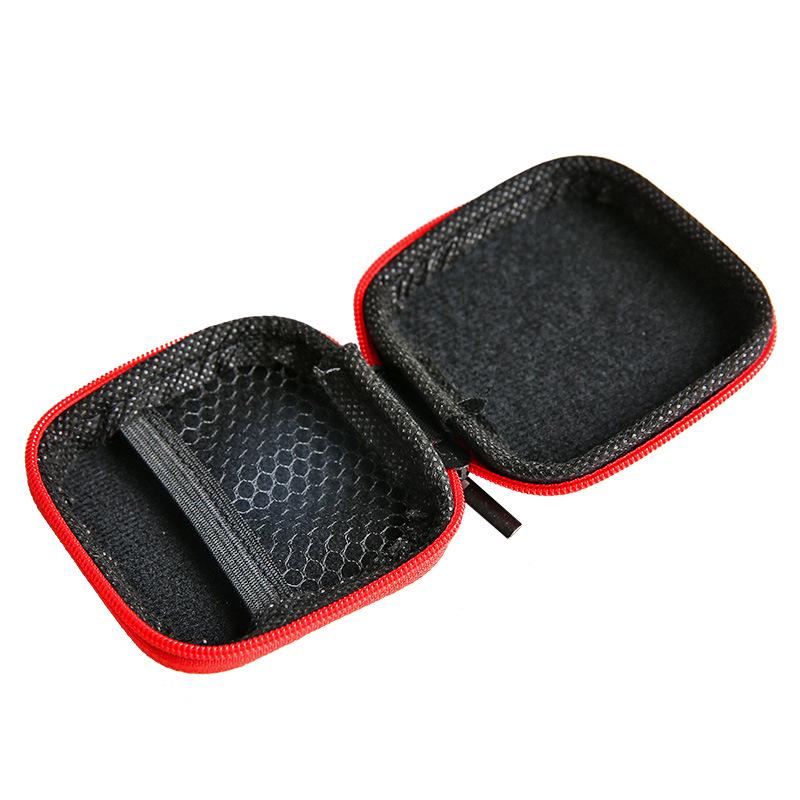 Earphone Wire Organizer Box Data Line Cables Storage Box Case Container Mini Wallet Travel Headphone Protective