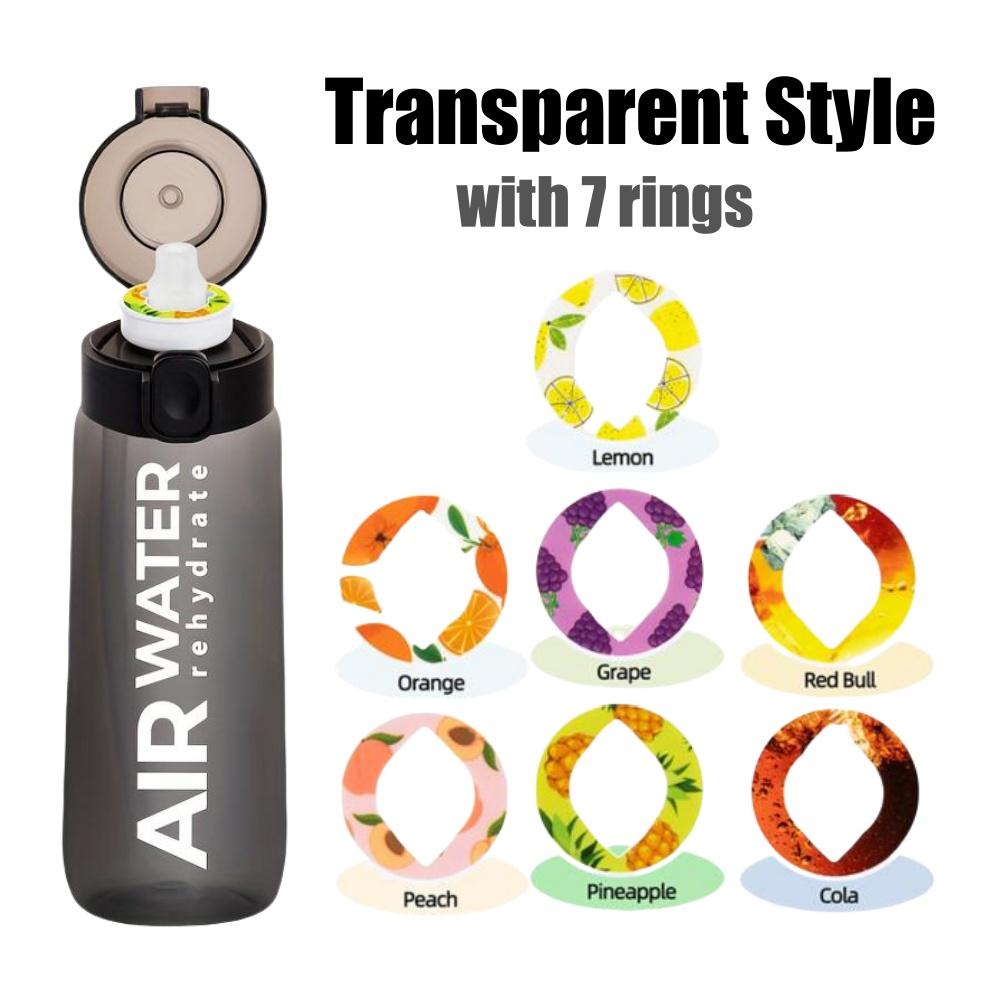 Бутылка для воды с фруктовым вкусом 750 мл/25 унций 0 сахара 0 калорий Спортивная чашка для питья с 7 фруктовыми капсулами Идеально подходит для фитнеса, спорта, активного отдыха