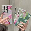 Чехол для телефона с защитой от падений и цветочным узором для Samsung S24 S23 A55 A35 Xiaomi Redmi 13C Poco C65 iPhone 15 Huawei Honor, противоударный защитный бампер