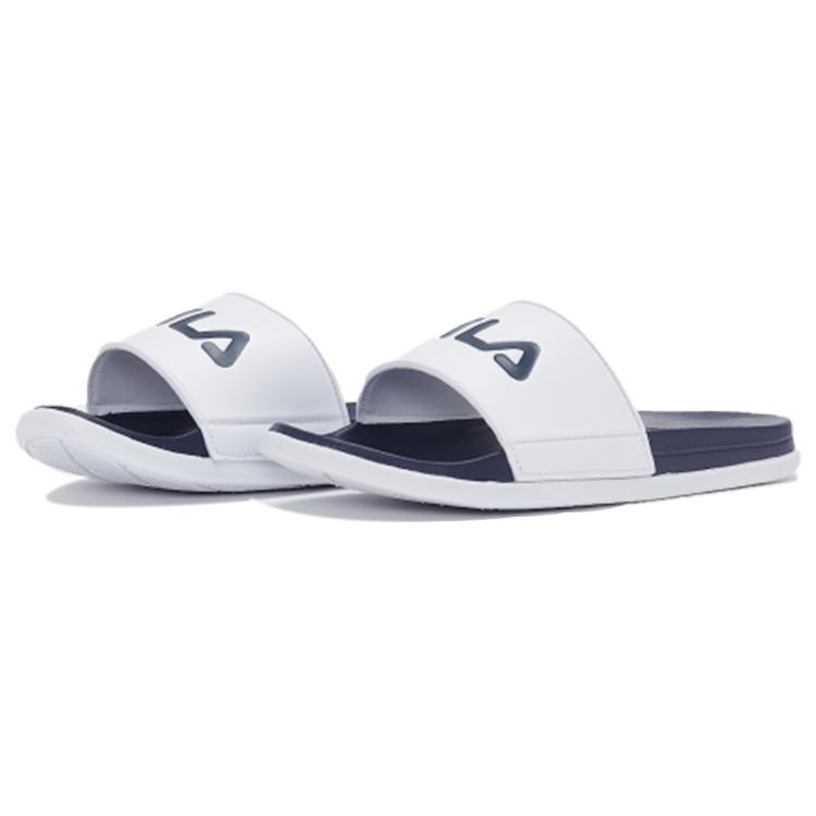 Fila Slicktender Бесшумные скользящие тапочки Унисекс Бело-синие 1SM00564_422