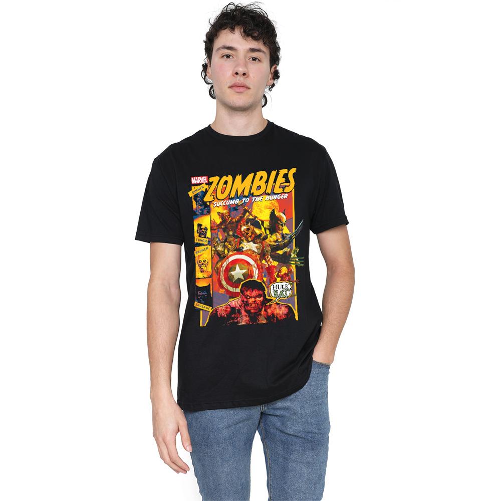 Мужская футболка Marvel Zombies The Hunger с обложкой комикса
