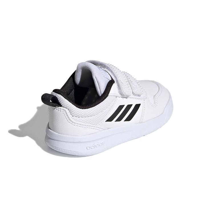 Adidas Neo Tensaur Low top Skateboard Shoes White Black Infant And Toddler S24052