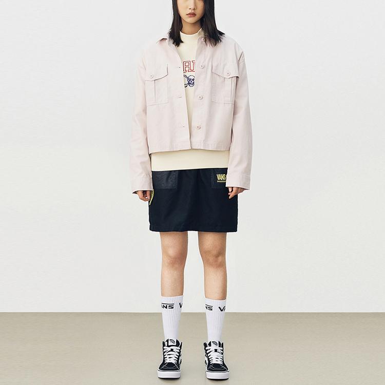 Vans Лоскутная многокарманная модная удобная спортивная повседневная юбка женские юбки черные VN0A54KMBLK