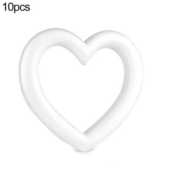 1/10Pcs Women Hollow Heart Foam Modelling DIY Craft Wedding Party Decor Supplies