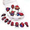 Spider-Man Crocs 13-Piece Shoe Charm Set - Soft PVC Decorations for DIY Garden Footwear