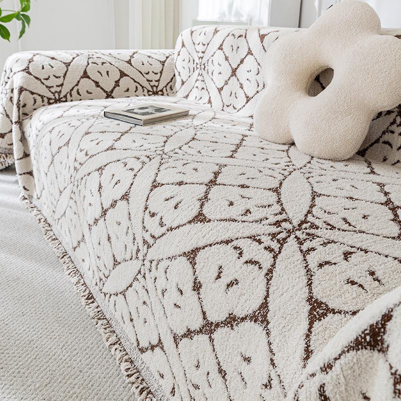 Зимнее Премиальное Одеяло Feeling Все Включено Универсальное Диванное Полотенце Диванное Одеяло Диванная Подушка Утолщенная Эластичная Нескользящая Подушка