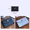 Soft Leather Coin Bags Money Wallet Buckle Pouch Coin Purse Small Portable Credit Bank ID Card Holder Mini Organizer Storage Bag