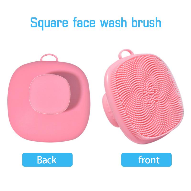 Силиконовая щетка для очищения лица, скраб для ухода за кожей с глубокими порами, очищающее средство, мини-красота, мягкий отшелушивающий крем для глубокой очистки