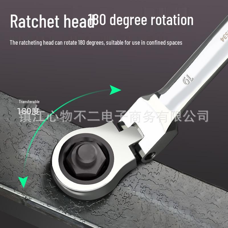 Набор трещоточных ключей из 6 штук, лидер продаж - Регулируемые ключи разных размеров двойного назначения для авторемонта