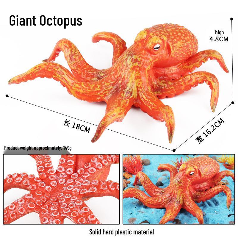 Children's Cognitive Toys: Big Manta Ray, Skate Batfish, Boss Fish, Yao Fish Models