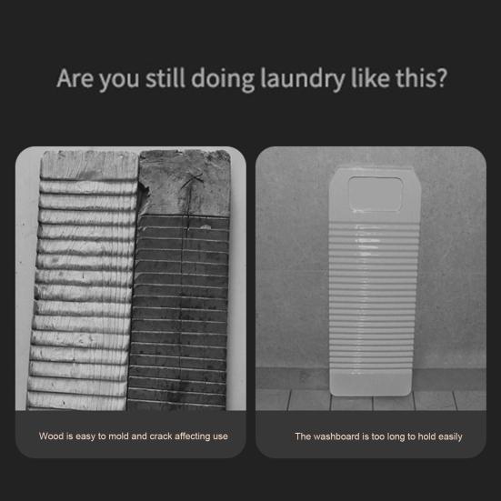 Доска для стирки одежды Мини-доска для стирки с ручкой Нескользящая конструкция Съемная одежда Моющееся нижнее белье Доска для стирки белья Принадлежности для ванной комнаты