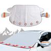 Car Windshield Cover, Snow Cover With Side Mirrors Cover, Windshield Shade With Magnetic Edges For Car SUV CRV Trucks