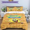 Spongebob Squarepants Adventure Print 3Pcs Bedding Setduvet Cover With 2 Bedropillowcase Home Birthday Gift