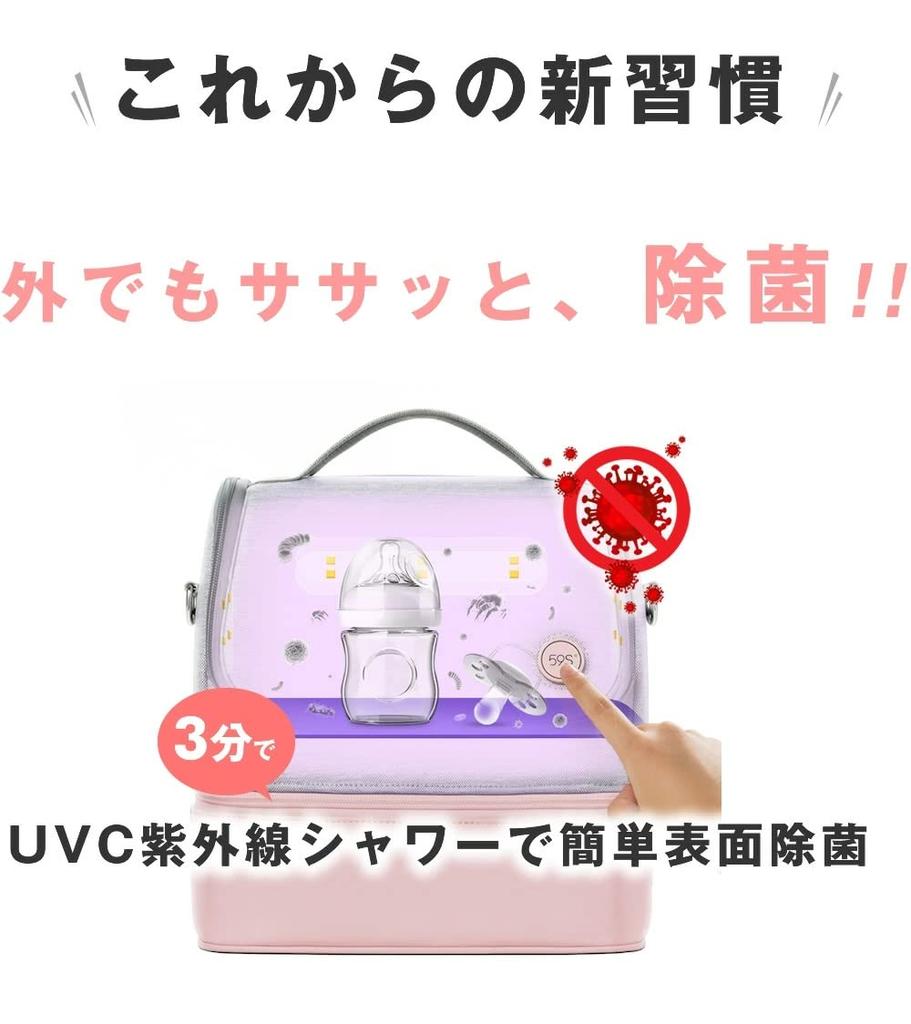 59S Going Out Mommy Bag UVC дезинфекционная коробка серии детская бутылочка 700 г 12 светодиодов макс 8 Вт модель