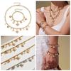 Набор ожерелья и браслета «Oumaijia Zircon Star & Pearl DIY»