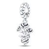 925 Серебро Цвет Любовь День Матери Коллекция Подвески Бусины Для Мамы Подходит Diy 925 Оригинальные Браслеты DIY Ювелирные Изделия Подарки На День Рождения