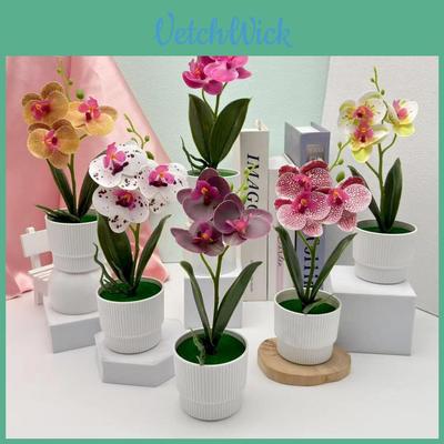 Орхидея-бабочка Искусственное растение с 3D-печатью для домашнего декора и реквизита для фотосъемки