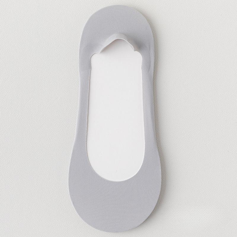 Женские носки-лодочки Ice Silk с утолщенной подошвой из губки, ударопрочные, нескользящие, силиконовые, удобные, невидимые носки