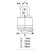 Master Lock Covered Padlock, 4 Keys, 311JAD
