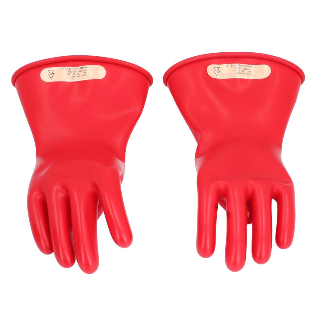Перчатки электрика изолированные 2.5 кВ универсальные латексные повышенной безопасности линейные рабочие безопасности высокого напряжения