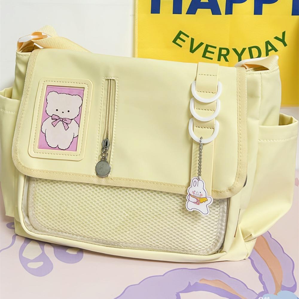 Прозрачная сумка через плечо Легкая японская JK Ita Bag для девочек-подростков Водонепроницаемые школьные сумки Harajuku