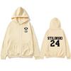 Stilinski 24  Zip Hoodie Oversized Hoodie Streetwear Women's Sweatshirt Women Hoodie Pocket Long Sleeve Stilinski 24  Zip Hoodie