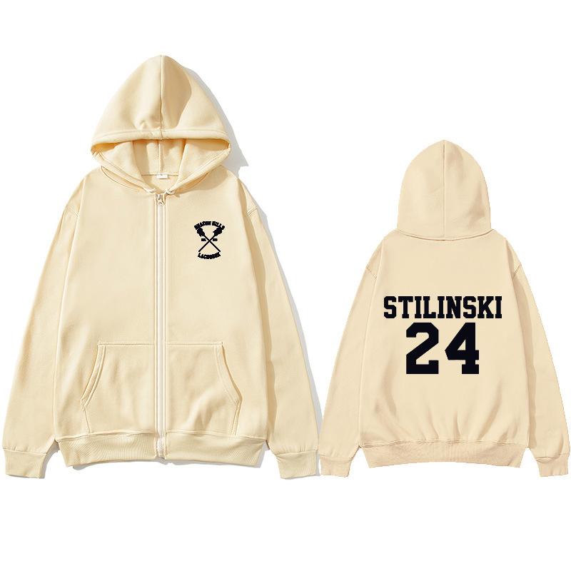Толстовка с капюшоном Stilinski 24 Zip, большая толстовка с капюшоном, уличная женская толстовка с капюшоном, карман, длинный рукав, толстовка с капюшоном Stilinski 24 Zip