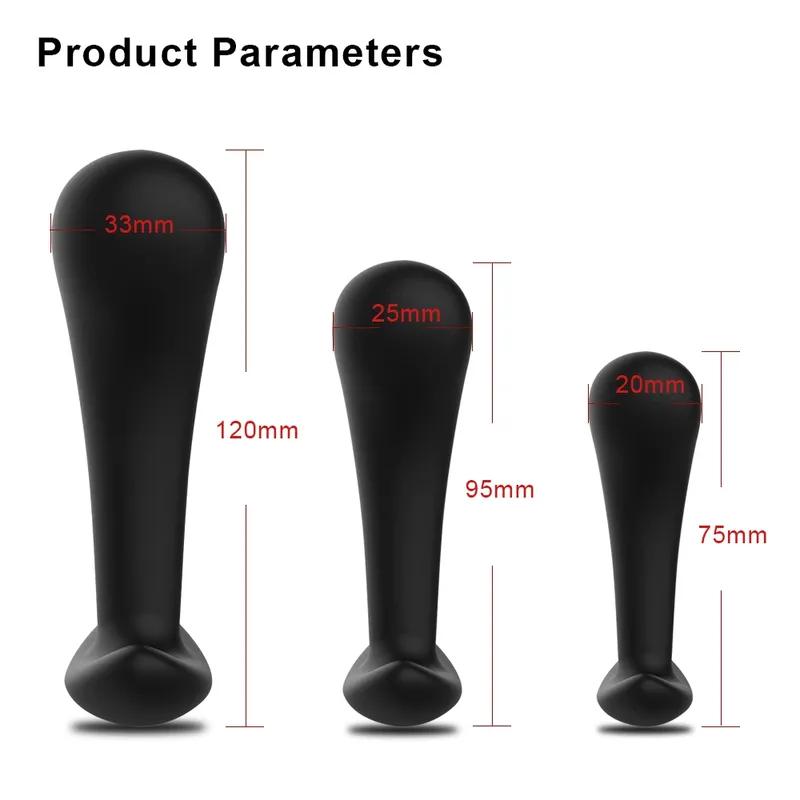 4pcs Beginner Silicone Butt Plug Anal Plug for Men Prostate Massager for Gay Mini Anal Bullet Vibrator Sex Toy for Men Women