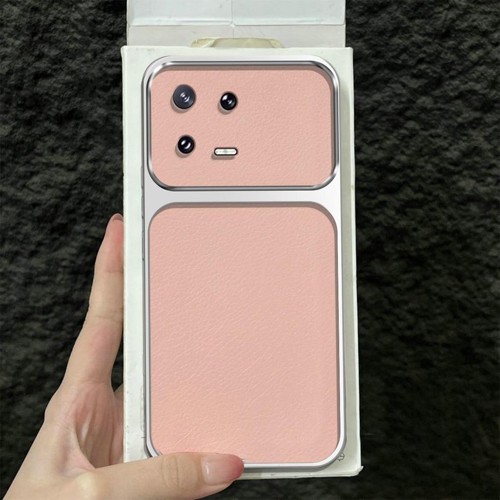 Премиальный кожаный чехол Executive для Xiaomi 13 Pro с большим окном и защитой объектива